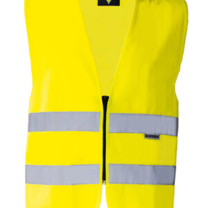 Hi-Vis Safety Vest Cologne With Front Zipper Yellow Small